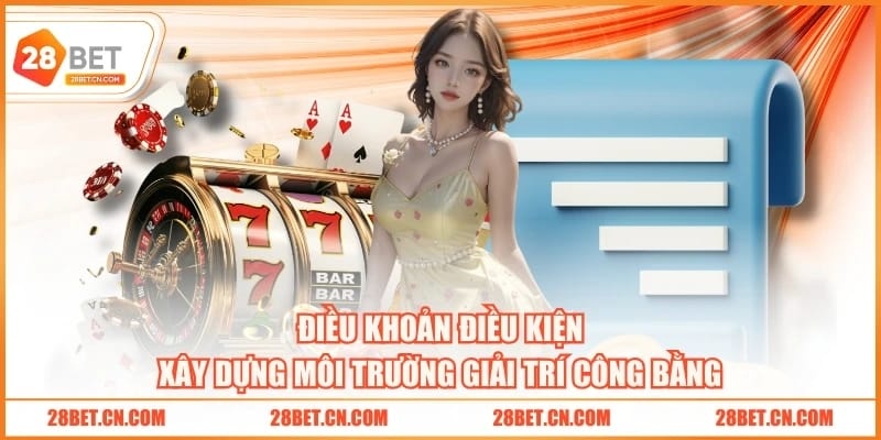 Điều khoản điều kiện xây dựng môi trường giải trí công bằng